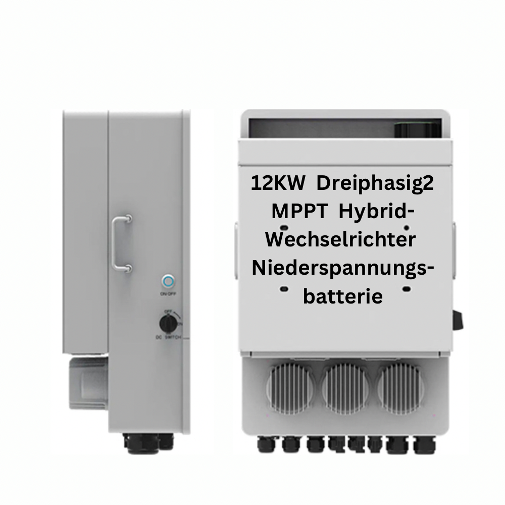 SUN-12K-SG04LP3 ist ein brandneuer dreiphasiger Hybrid-Wechselrichter mit niedriger Batteriespannung von 48 V, der die Sicherheit und Zuverlässigkeit des Systems gewährleistet.