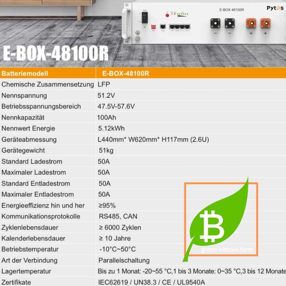 Technische Daten und Beratung Pytes E Box 48100 R