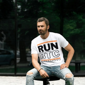 RUN BTC Bitcoin T-Shirt BIO